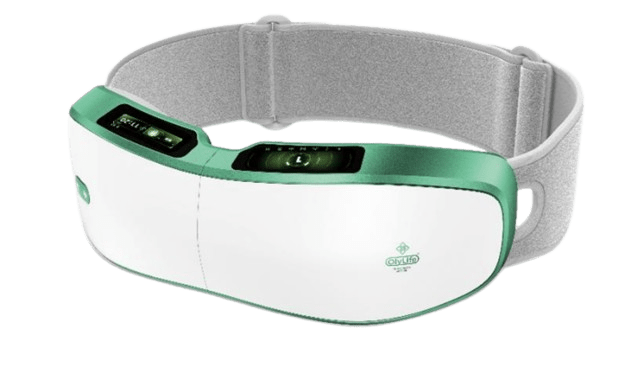 OlyLife shaken massager belt shown as a complementary device with multiple built-in functions