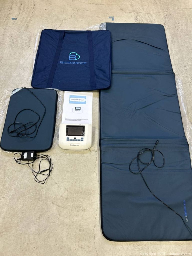 BioBalance PEMF mat and accessories being unboxed