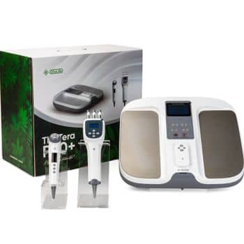TERA P90 Plus PEMF device with attachments and packaging displayed