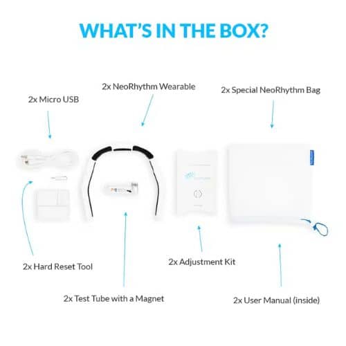 Omnipemf portable PEMF system components shown during unboxing