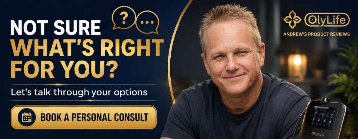 Not Sure What’s Right for You banner inviting visitors to book a call with Andrew.